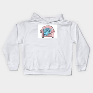 Blues Cerberus Kids Hoodie